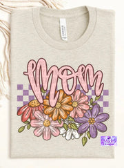 Mom Pink Floral Shirt